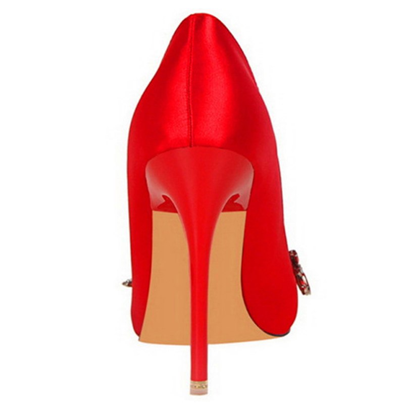 Pearl Adorned High Heels
