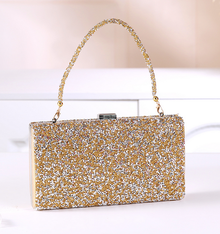 Diamond Evening Clutch - Dark Gray