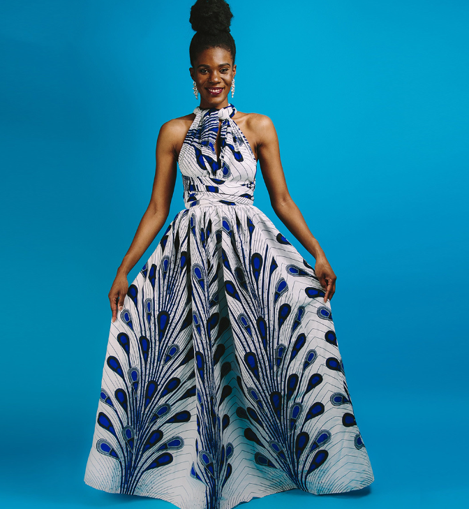 African Print Dress Image 9