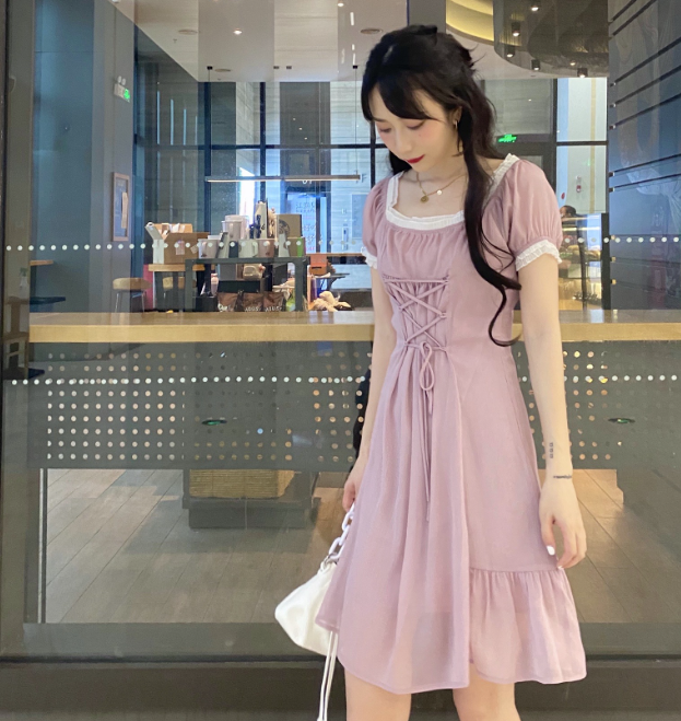 Lotus Color Dress Image 4