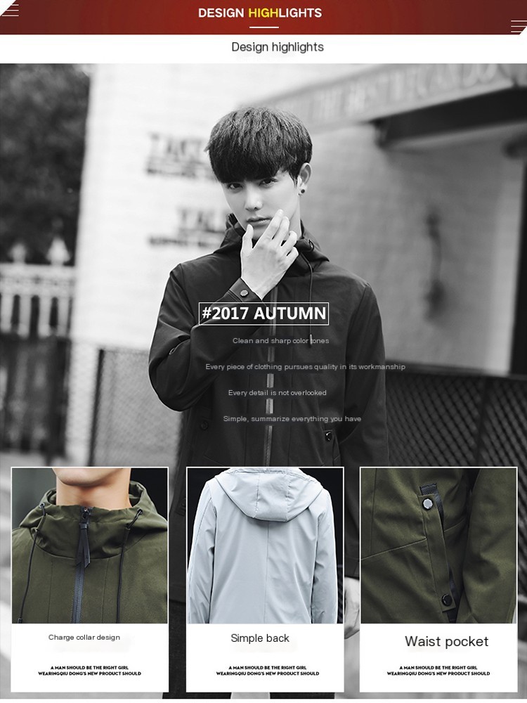 Sporty Hooded Jacket