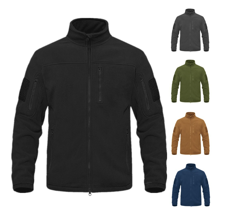 MEGE Outdoor Fleece Jacket Features