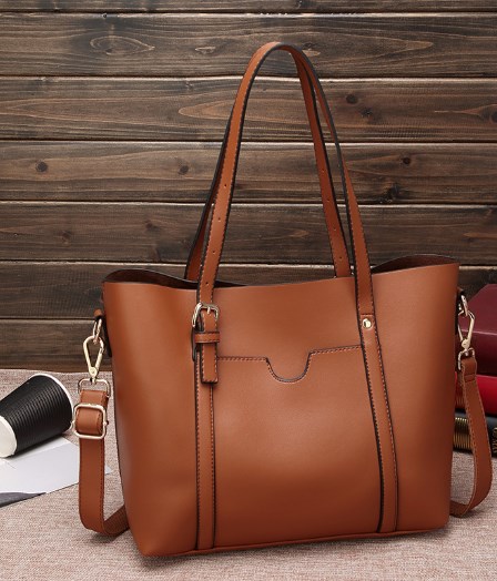 Cross-Textured Shoulder Bag