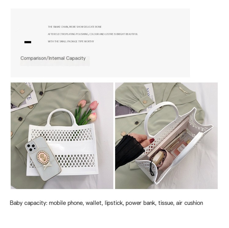 Hollow Handbag Yellow