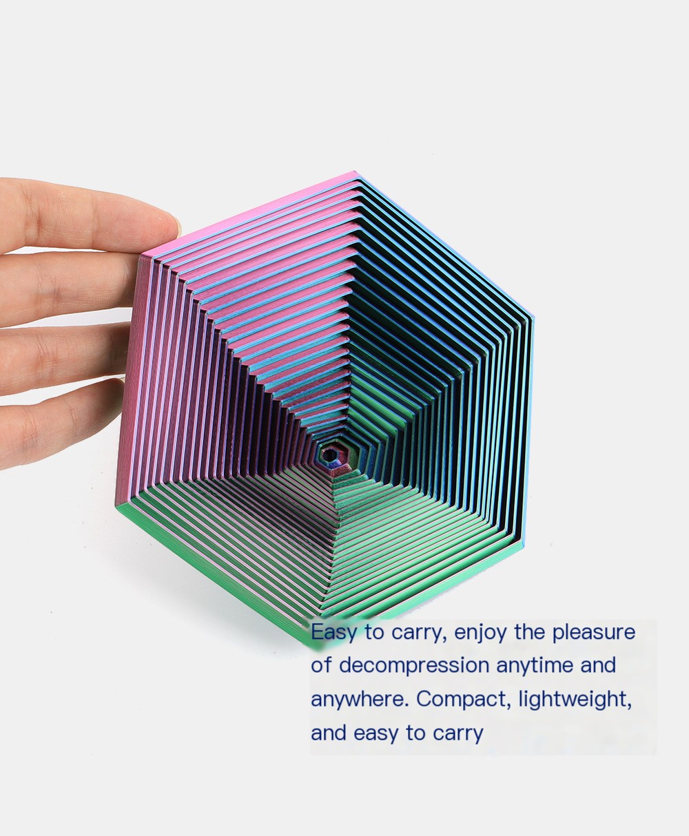 Hexágono Fidget Sensorial - FractalFocus™