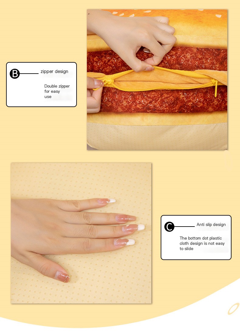 Hamburger Pillow 2