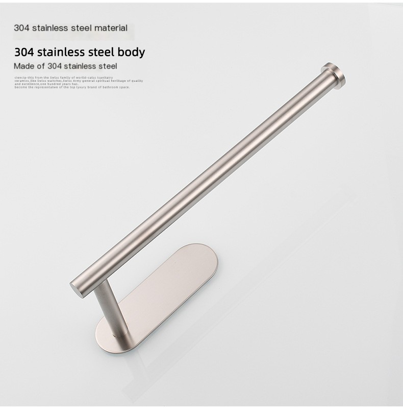 304 Stainless Steel Towel Rack - Black Finish