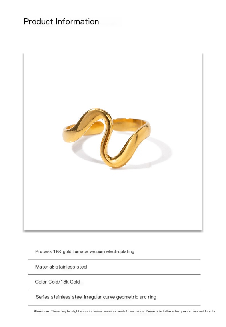 Snake-Inspired Open Ring 2