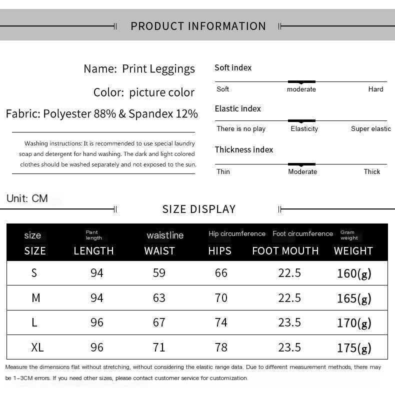 Fashionable Digital Print Leggings