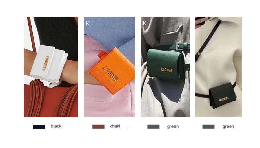 Korean style wrist coin purse colors
