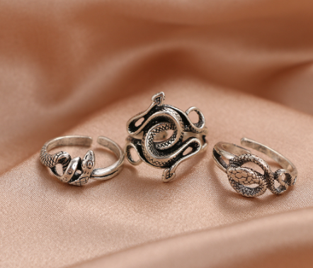 Retro Snake Ring 1
