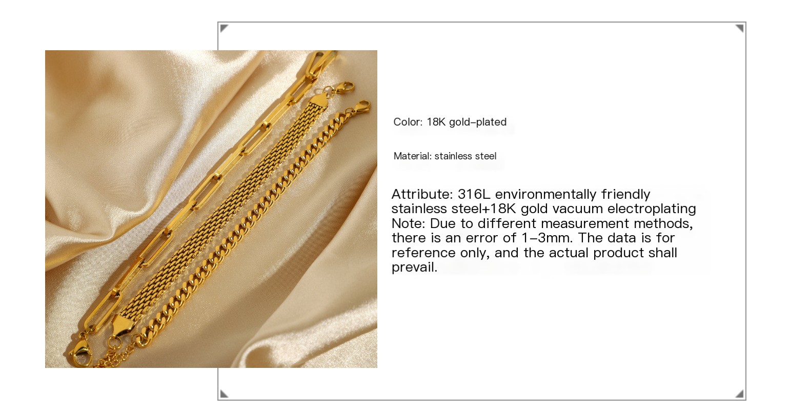 Stainless Steel Cuban Bracelet Image 2