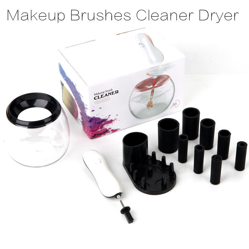 Makeup Brush Cleaning Set - In Use