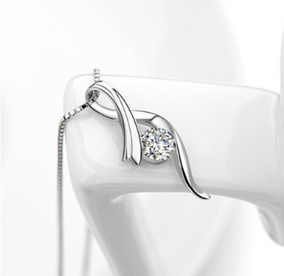 Silver Necklace Image 2
