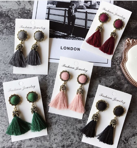 Fringe Earrings Image 1