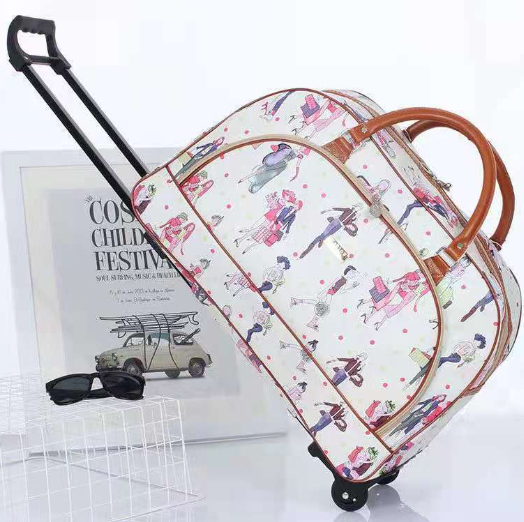 Striped Luggage Image 1