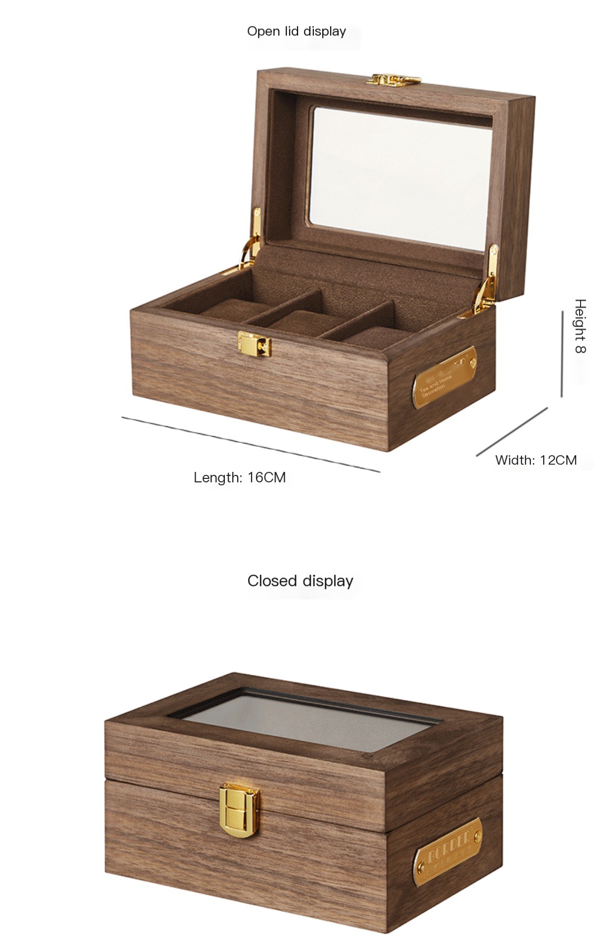 Wooden Watch Box Image 1