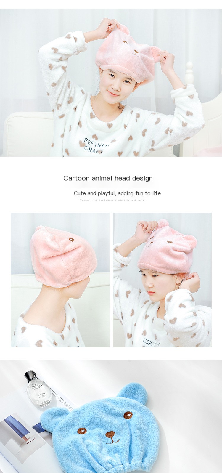 Animal Dry Hair Hat Colors