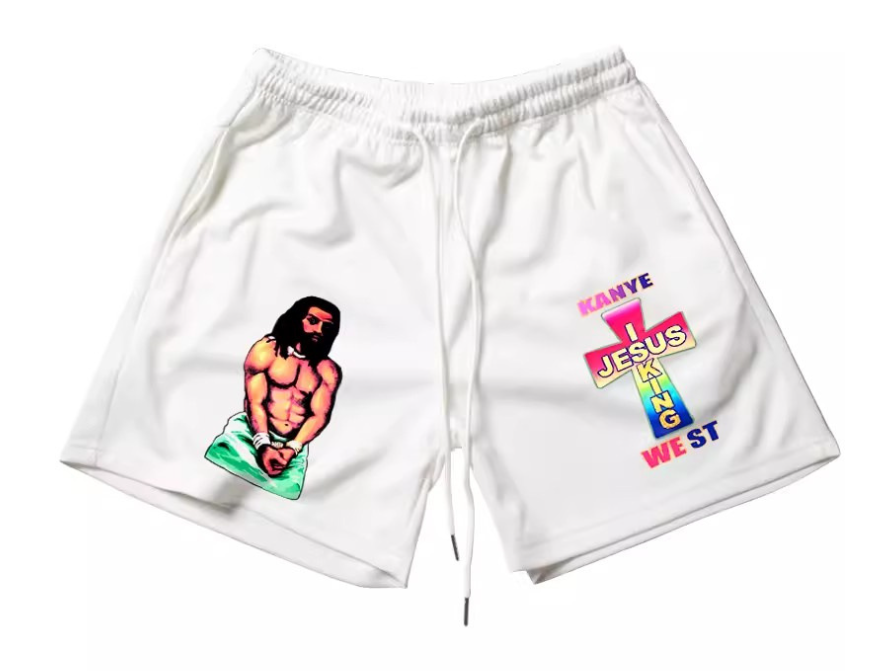 Men's Color Cross Print Peripheral Touring Shorts