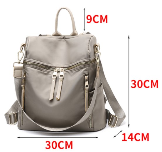 Dual Shoulder Bag - Black