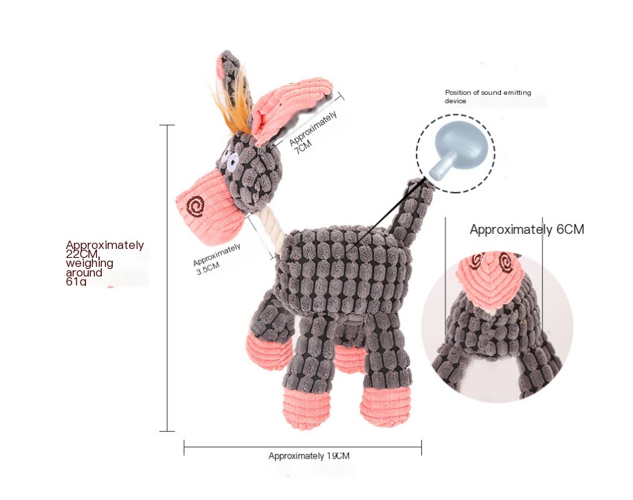 Interactive Plush Dog Toy