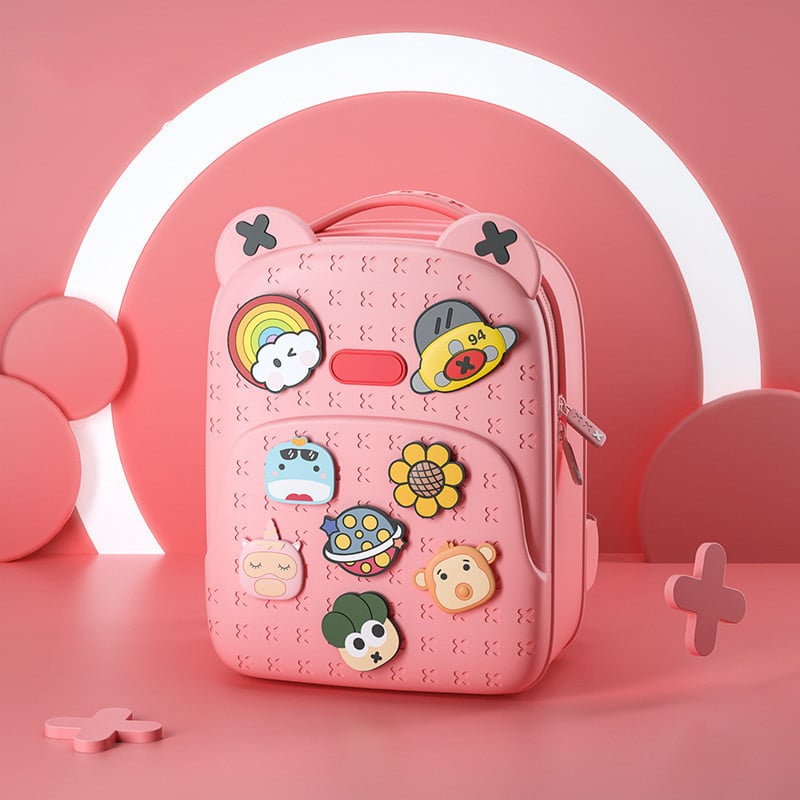 Light Tide Baby Backpack Children DIY Pattern Bag image