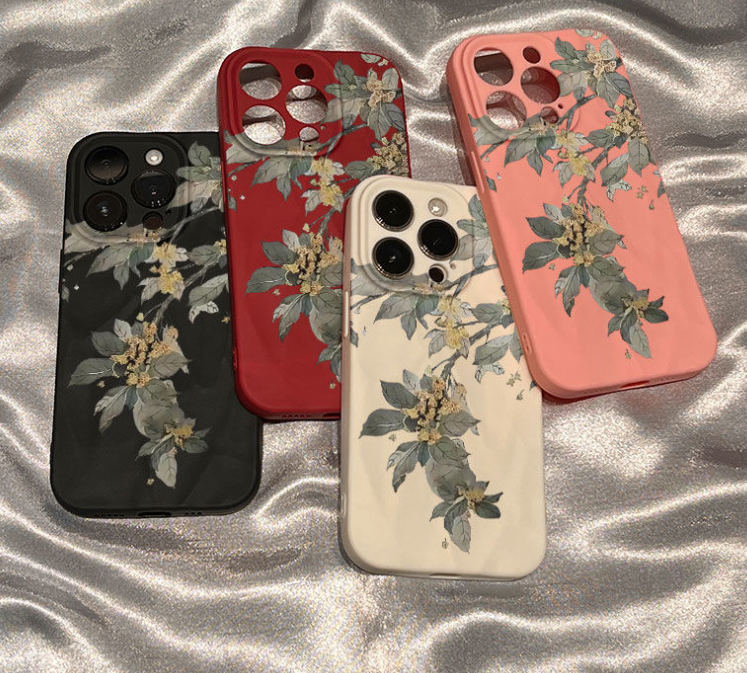 Retro Flower Phone Case Style 4