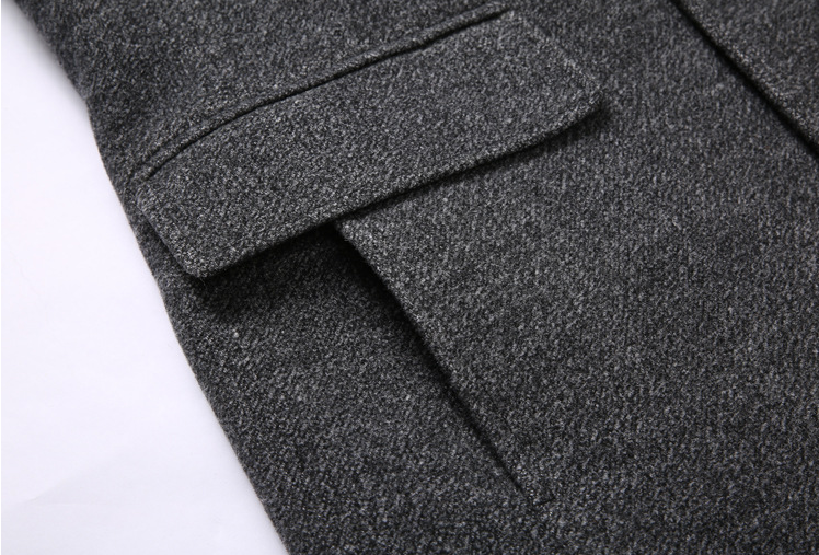 Men's Woolen Overcoat Image 5