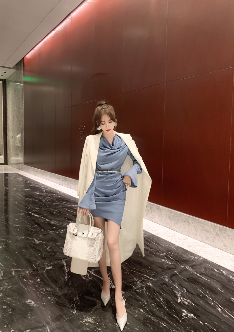 White Trench Coat Image 2
