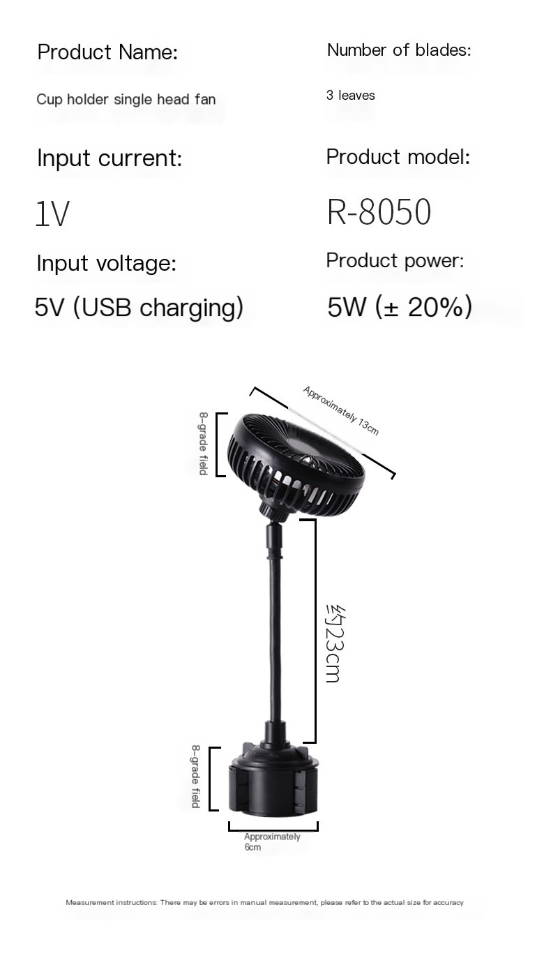 Cup Holder Fan Image 6