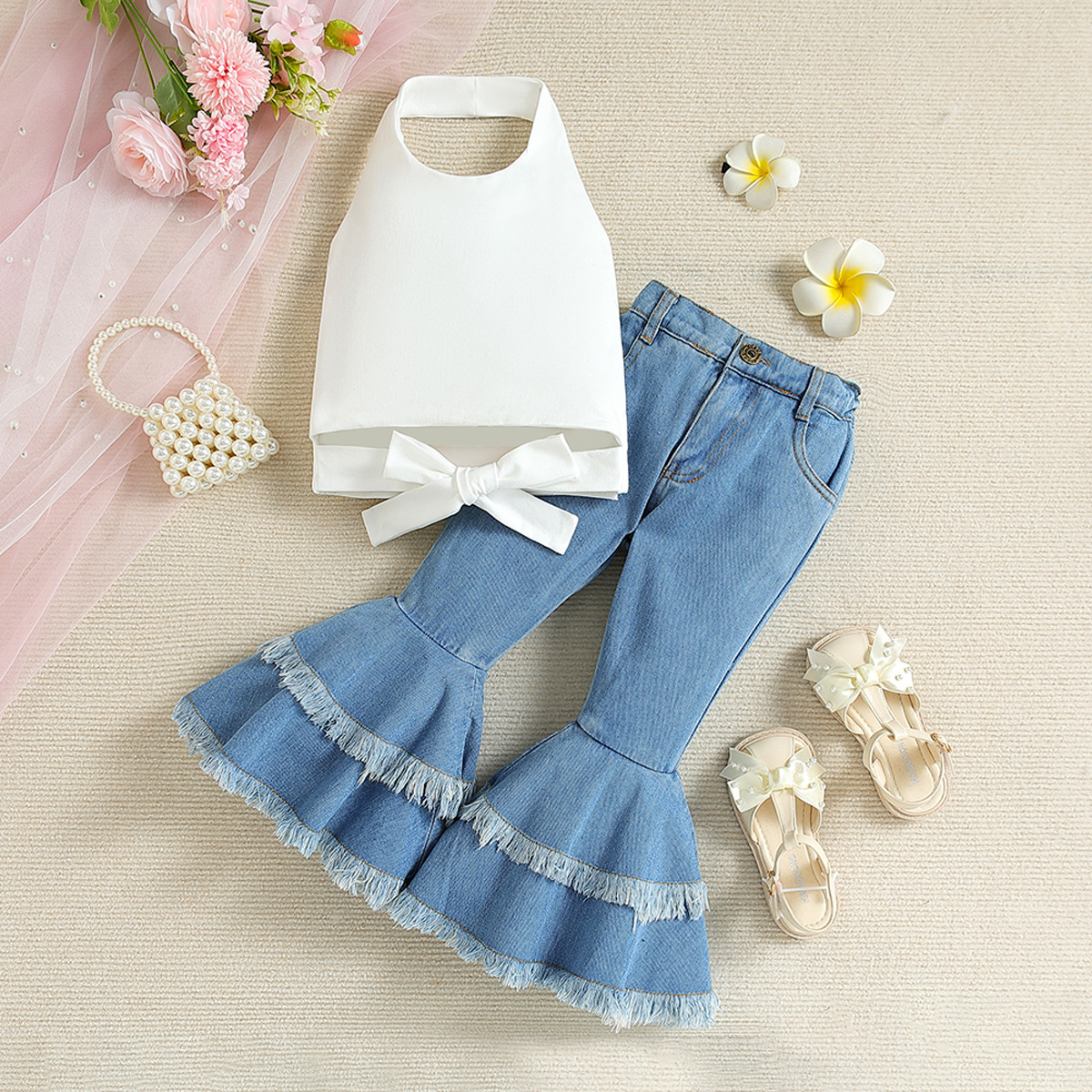 Leopard Kids Denim Clothes 2