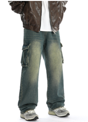 Unisex Denim Trousers Image 2