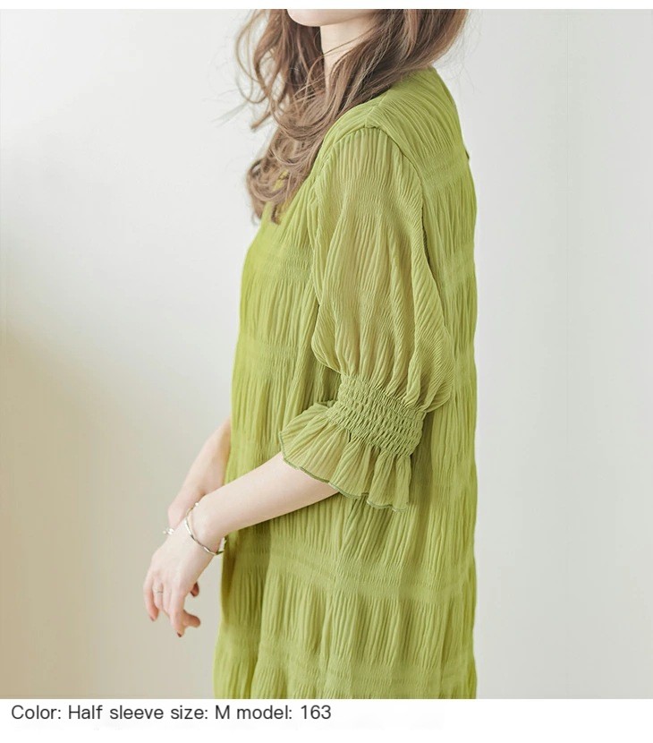 Chic Ruffled Texture Dress 1