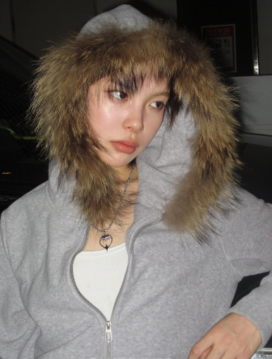 Retro Women's Winter Plush And Thick Hoodie Jacket Image 3