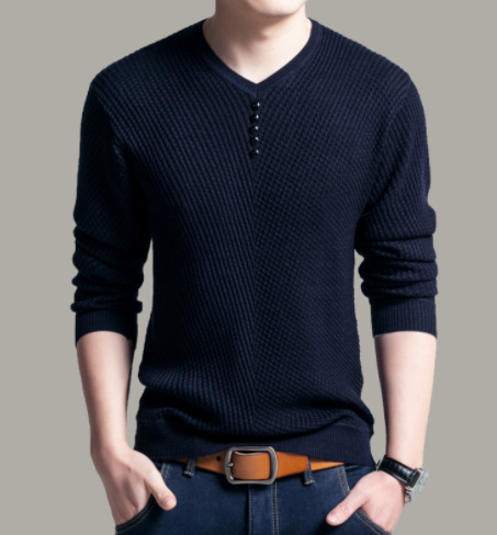 Men's Knit Pullover Image 5