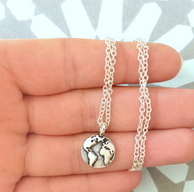 Map Pendant Necklace Image 2