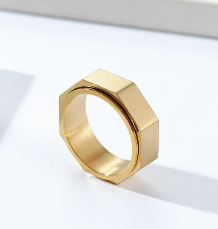 Hex Nut Fidget Ring Display