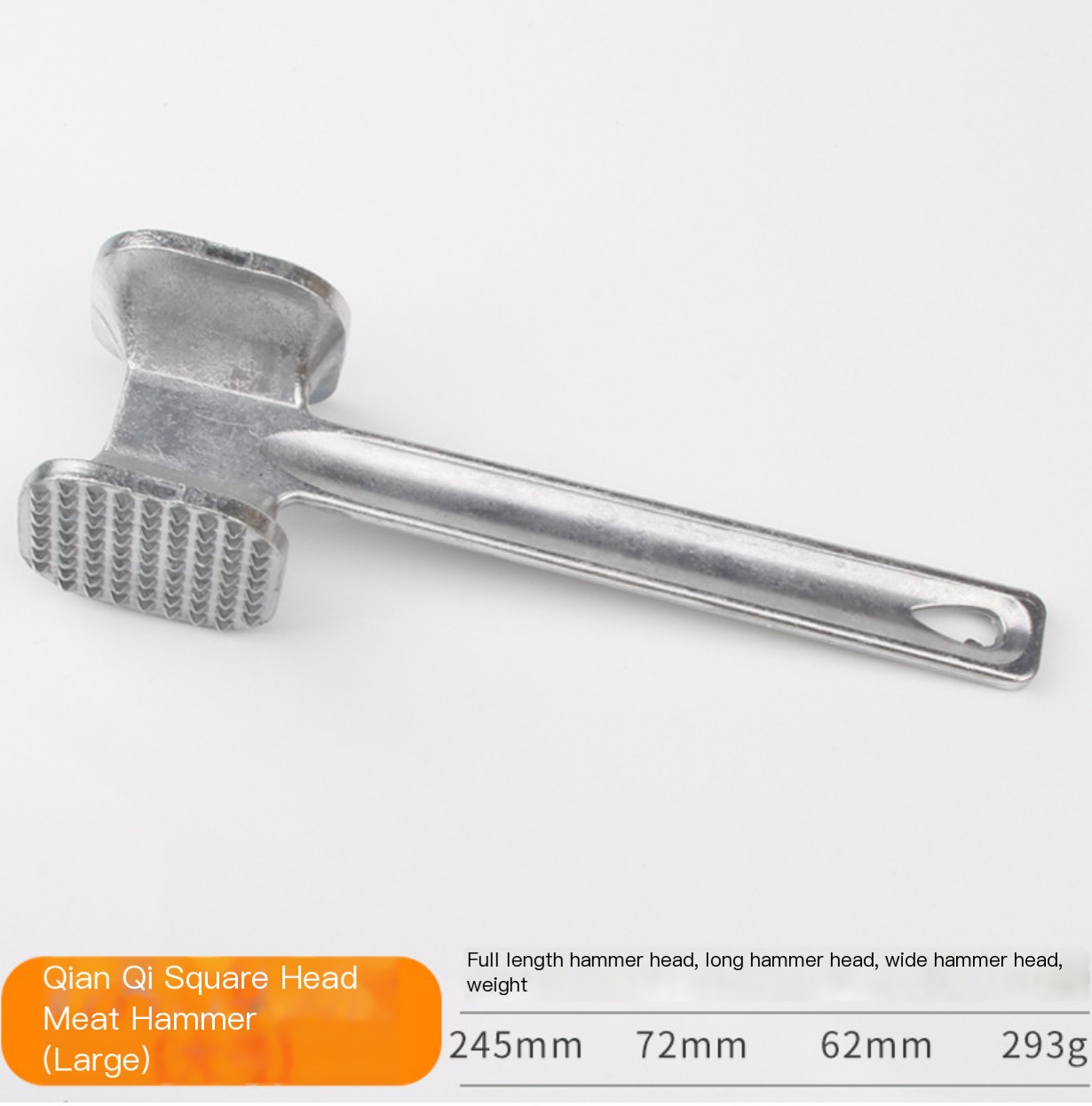Aluminum Alloy Meat Tenderizer Image 3