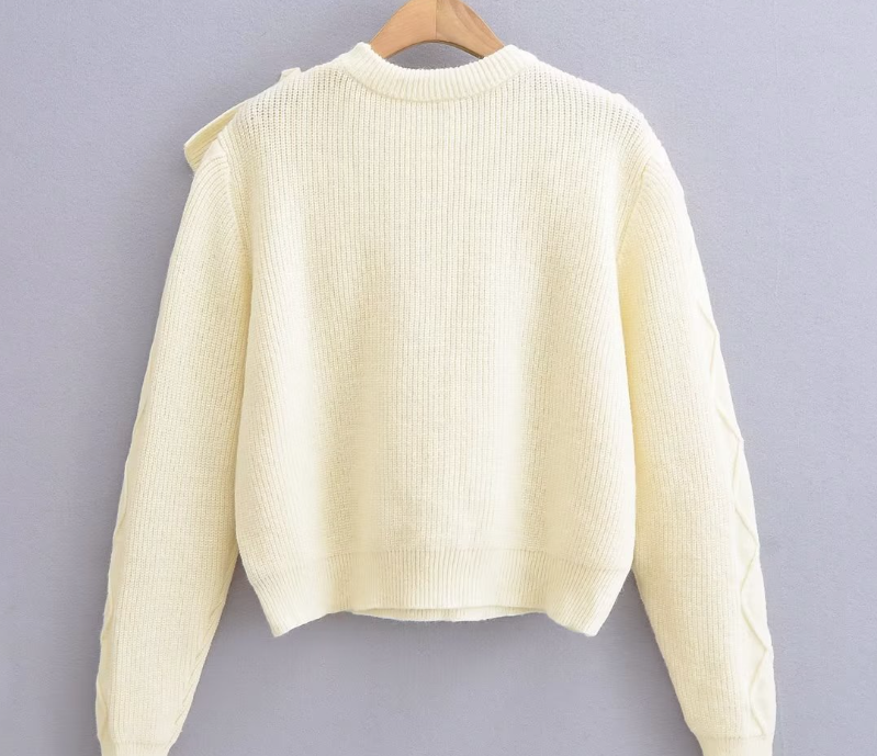 Knitted Sweater Detail View
