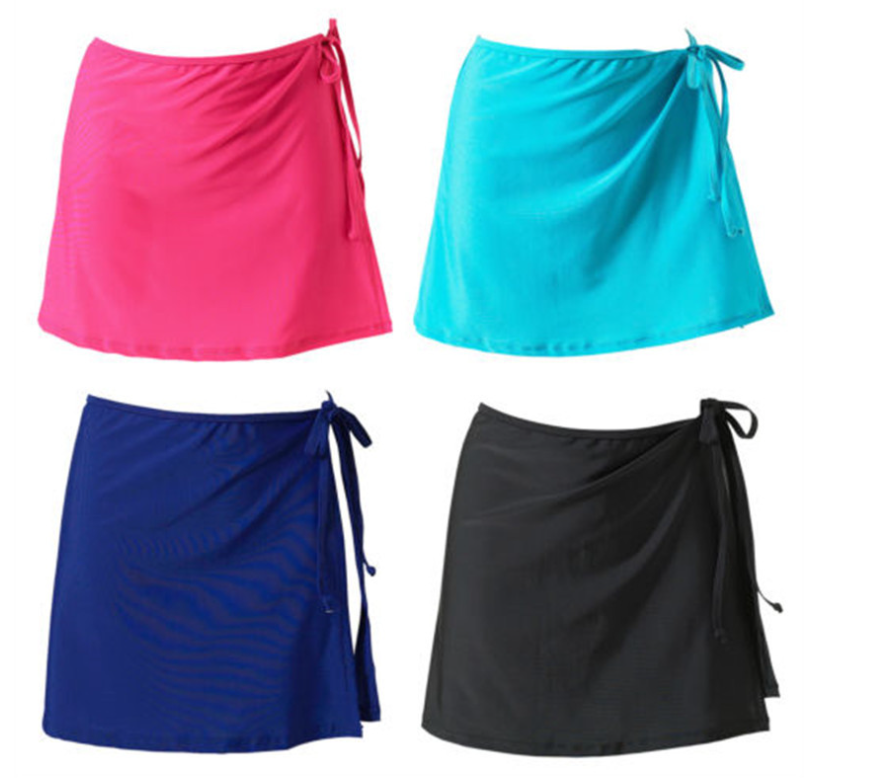 Pure Color Tether Skirt Apron Image 2