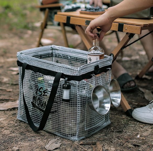 Letuo Outdoor Storage Box - PVC mesh folding storage box