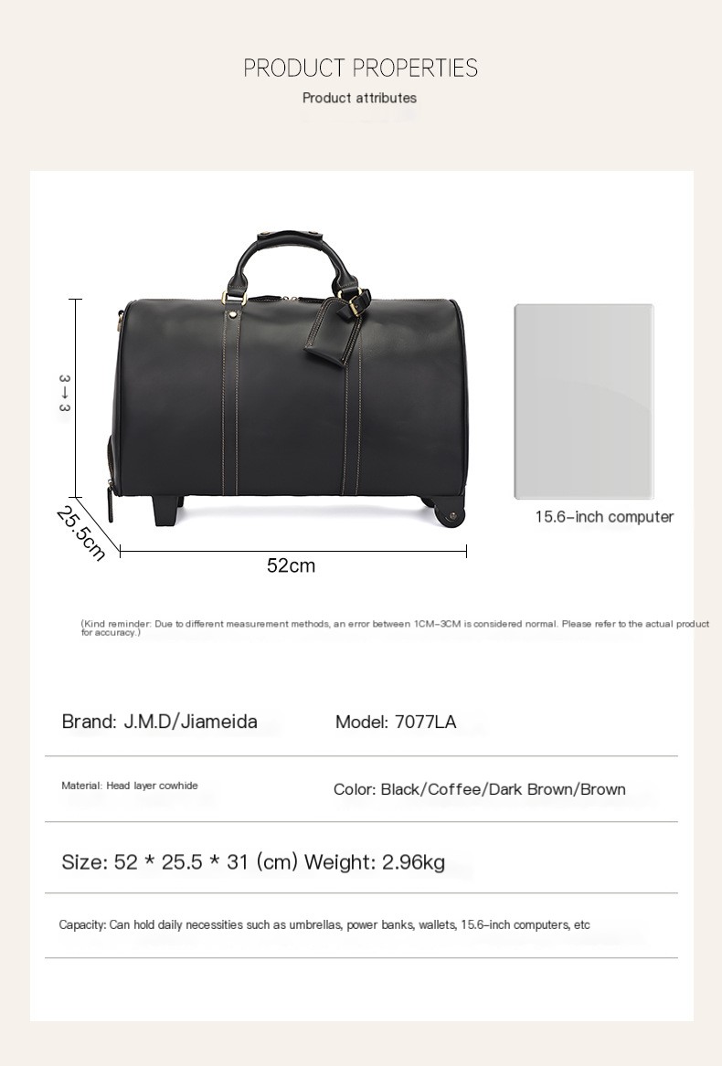 Durable Vintage Leather Bag