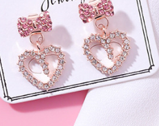 Bowknot Earrings - Color Option 1