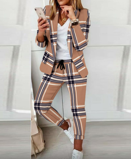 Black Blazer and Pants Set