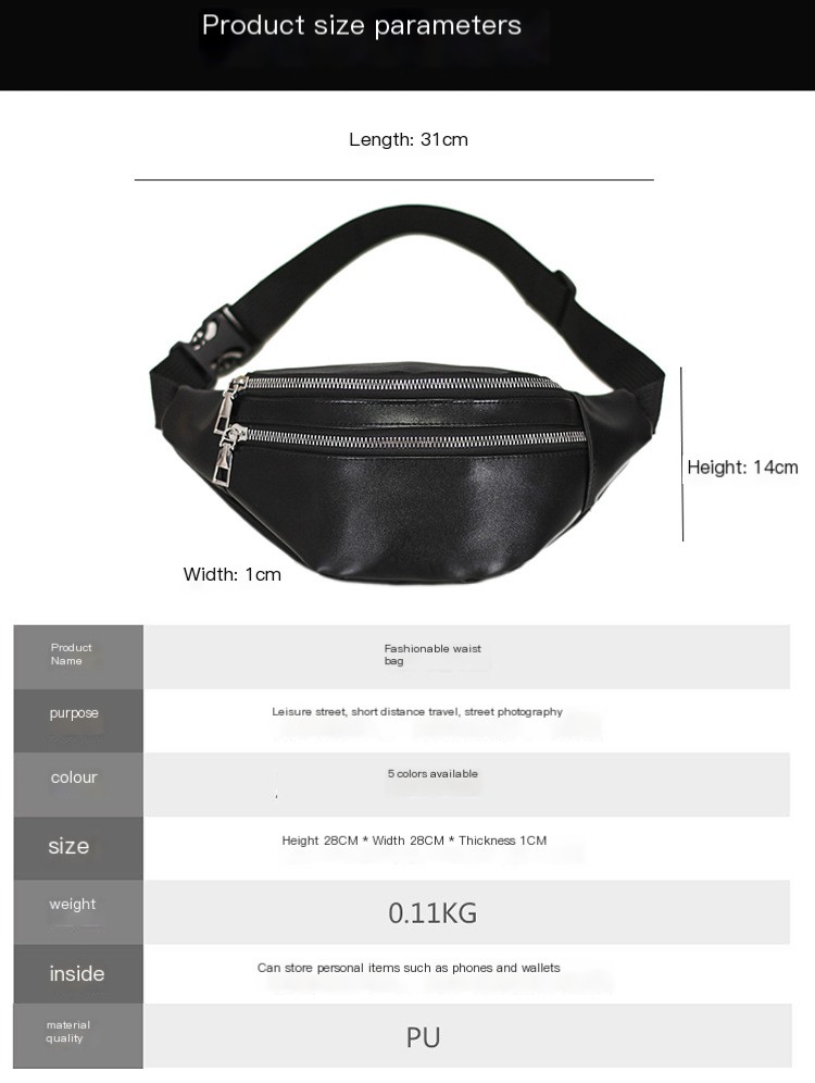 Unisex Waist Bag