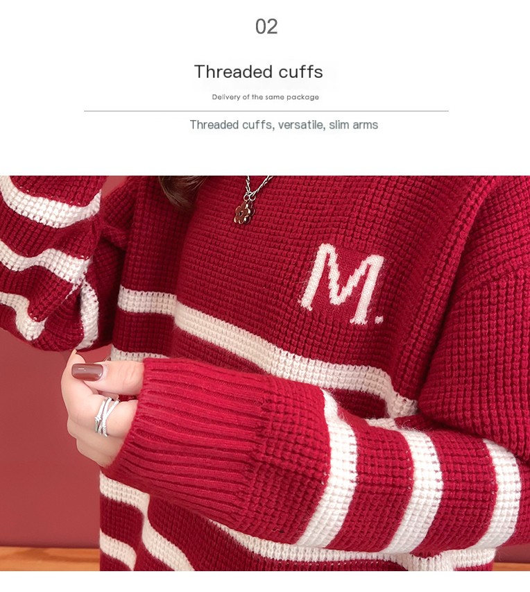 Korean style pullover detail
