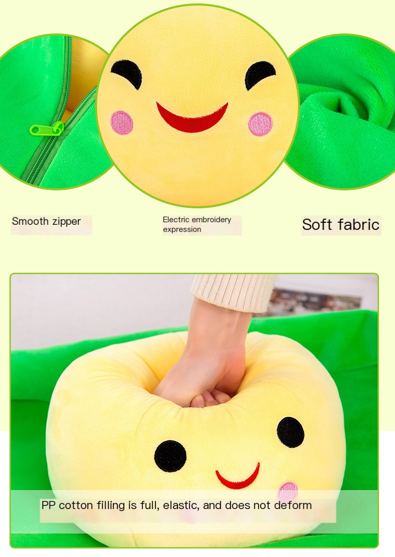 Pea Pod Plush Pillow 7