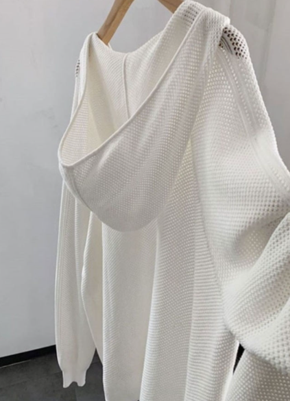 Hollow Ice Silk Sweater Image 3