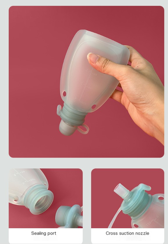 Silicone Baby Food Bags - Portable Design
