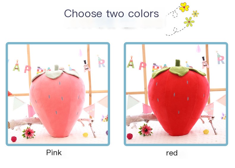 Plush Strawberry in Different Sizes